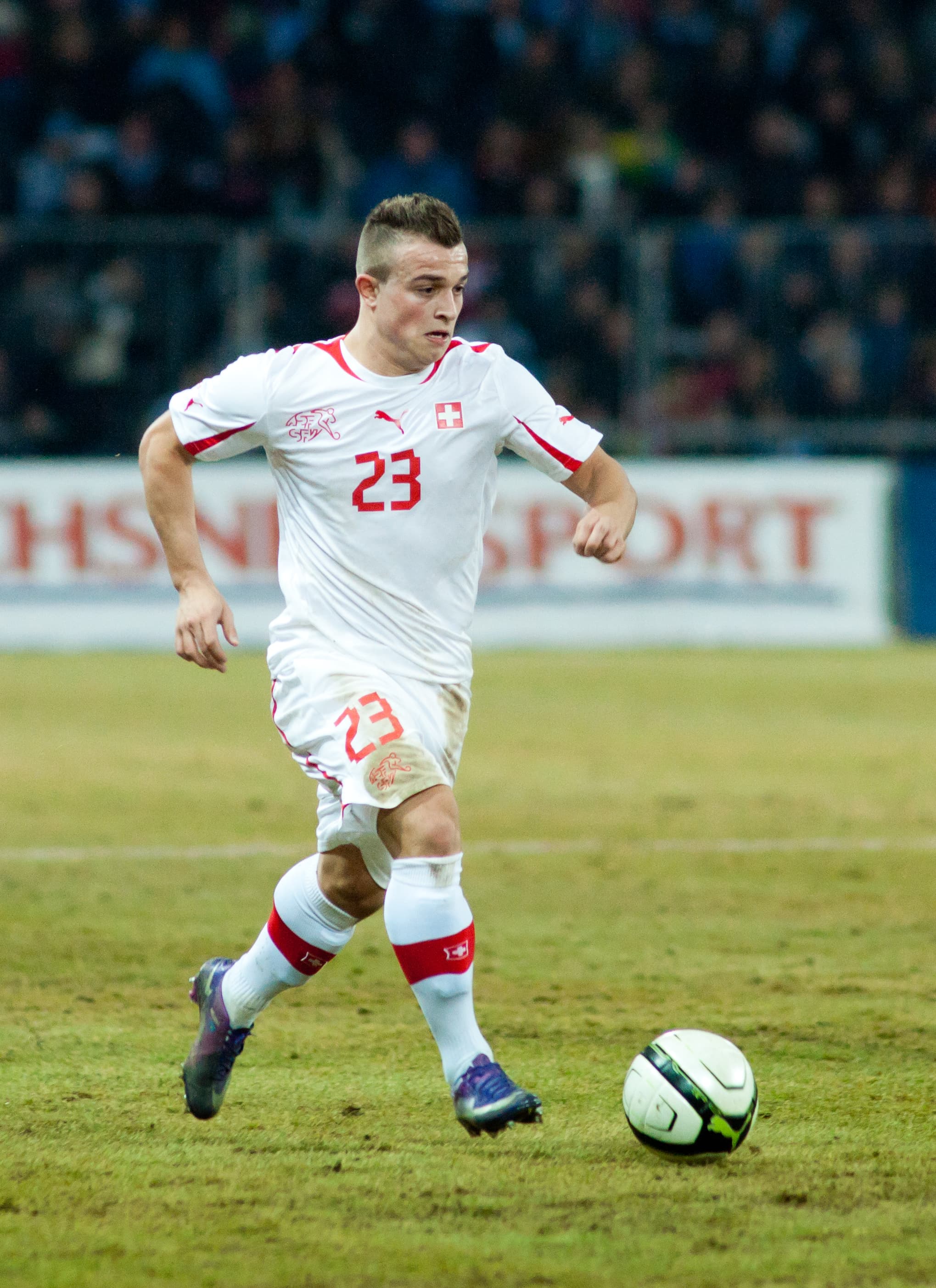 Xherdan Shaqiri me Zvicrën në shkurt 2012; fotografi arkivi